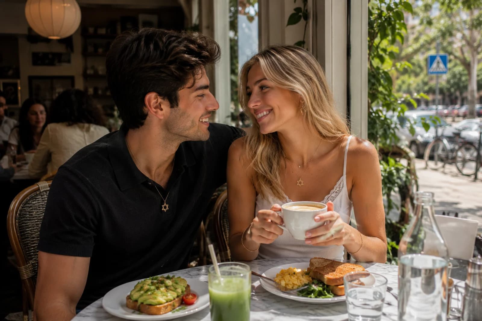 Couple on a date