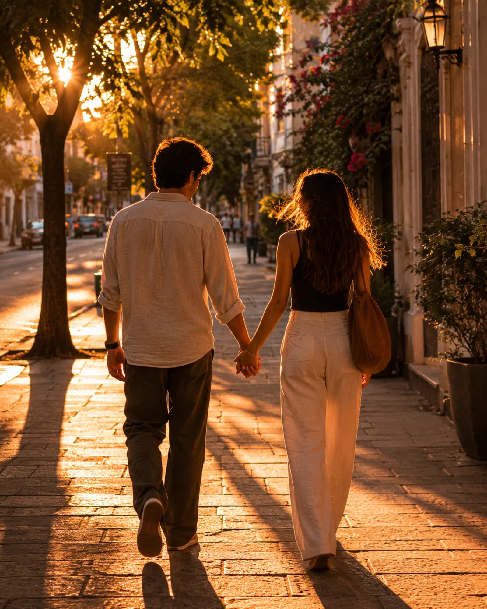 Couple in the street